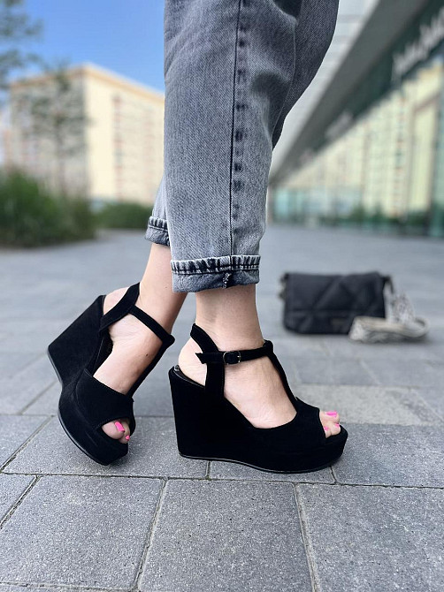 Nivelle Босоніжки жіночі NIVELLE 1702/C-818 чорні (літо, замша натуральна) (3741) Коломыя - изображение 10