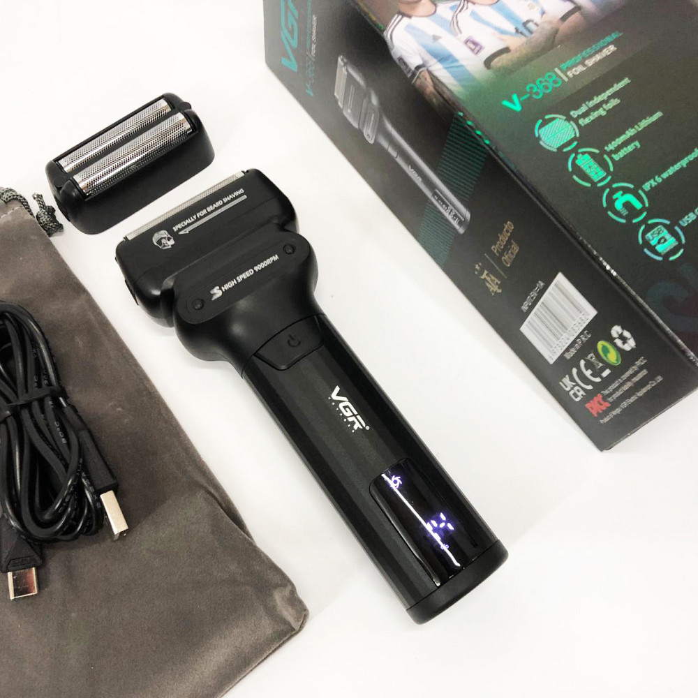 Електробритва для бороди VGR V-368, Хороша бритва портативна, Професійна бритва для волосся TV-96 Львів - фото 15