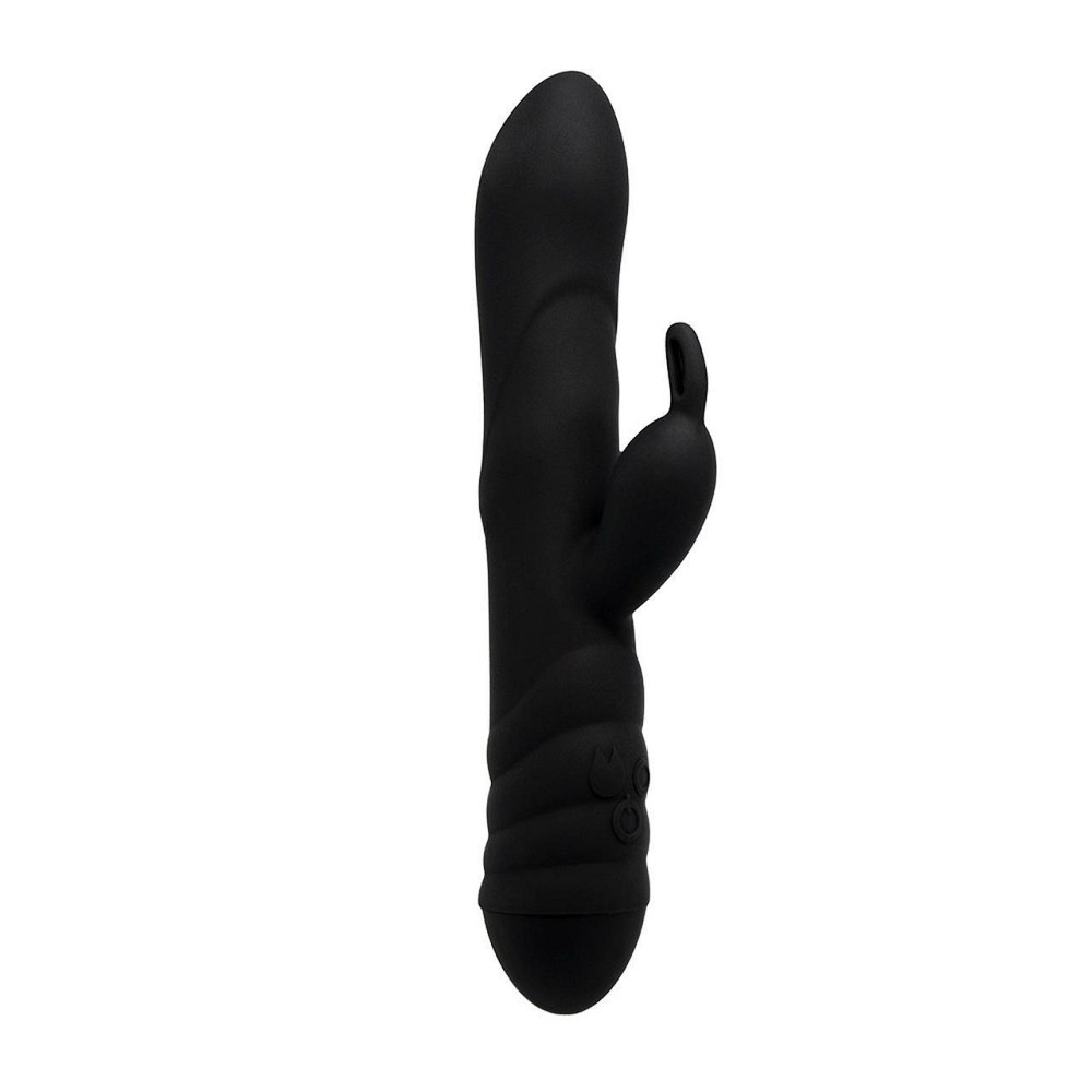 Вибратор-кролик Adrien Lastic Twister с ротацией, черный Sex Aura Киев - изображение 2