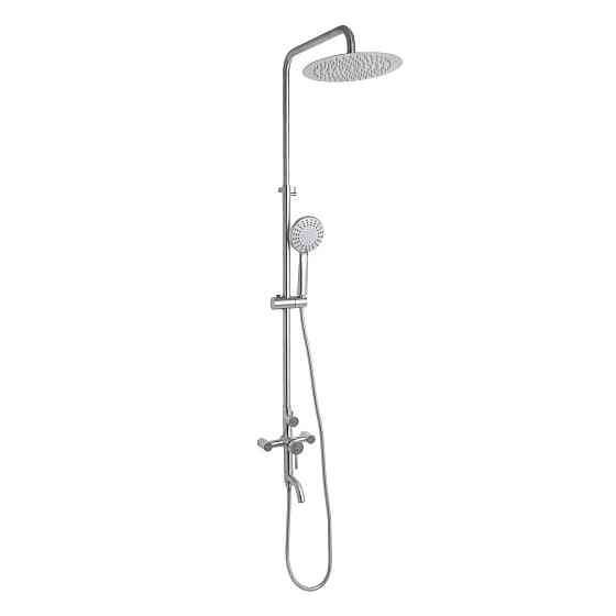 Душова система універсальна Lidz Aria 1030 на три споживачі (з виливом) (k35) LDARI1030NKS34932 Nickel Київ