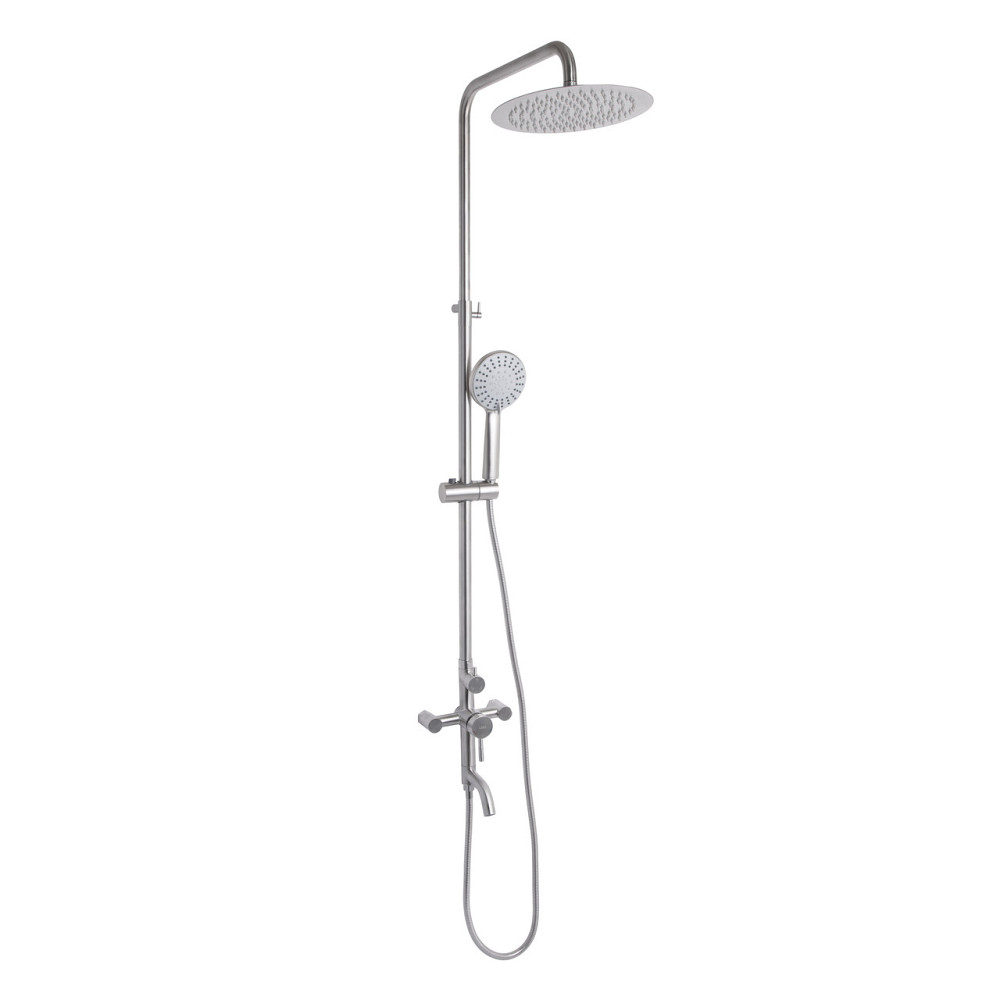 Душова система універсальна Lidz Aria 1030 на три споживачі (з виливом) (k35) LDARI1030NKS34932 Nickel Київ - фото 1