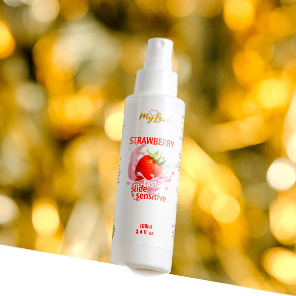 Интимный гель-лубрикант - MyLove Taste Slide Sensitive Strawberry, 100 мл Sex Aura Киев - изображение 7