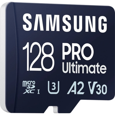 Карта памяти Samsung 128GB microSDXC class 10 UHS-I U3 V30 A2 Pro Ultimate (MB-MY128SA/WW) Винница - изображение 3