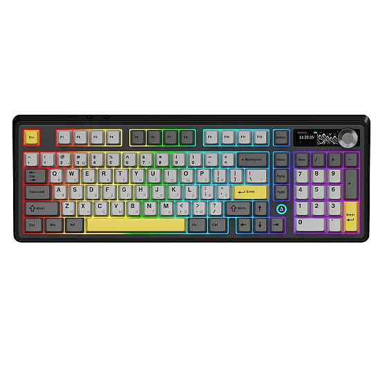 Клавіатура бездротова Ajazz AK980 V2 Gift Switch V2 Black (AK980-V2-G-BGY) ( 22112 ) Харьков