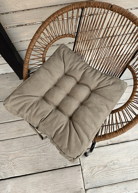 Подушка для стульев (50x50х8 см) Decorator Sawana цвет бежевый 84-134 Киев - изображение 3