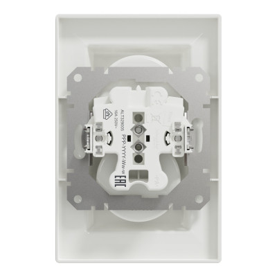 Розетка Schneider Electric ASFORA без заземлення подвійна біла (EPH9700121) Вінниця - фото 8