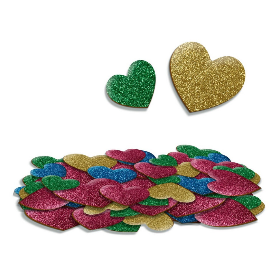 Дитячий набір м'яких наліпок "Серце" VT4206-53, 50 наліпок Вінниця - фото 3