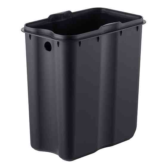 Відро для сміття з плавним закриттям прямокутне Mixxus Premium Quadro-TC0105 Black 5 л колір чорний ( 25320 ) Харьков