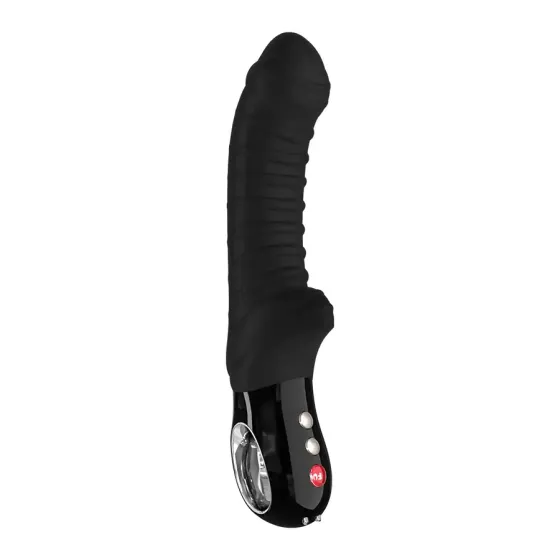 Вібратор для точки G Fun Factory TIGER black, ребристий, підходить для анальної стимуляції Львов