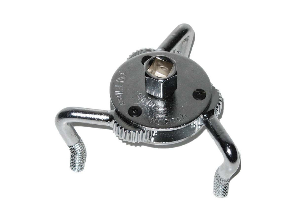 Съемник масляного фильтра краб 45 - 110 мм 3/8"+1/2", изогнутый Alloid С-4566B Винница - изображение 1