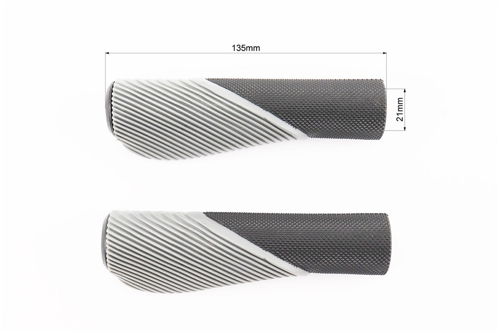 Ручки керма 135мм, ергономічні, чорно-сірі CR-G303 Київ - фото 2