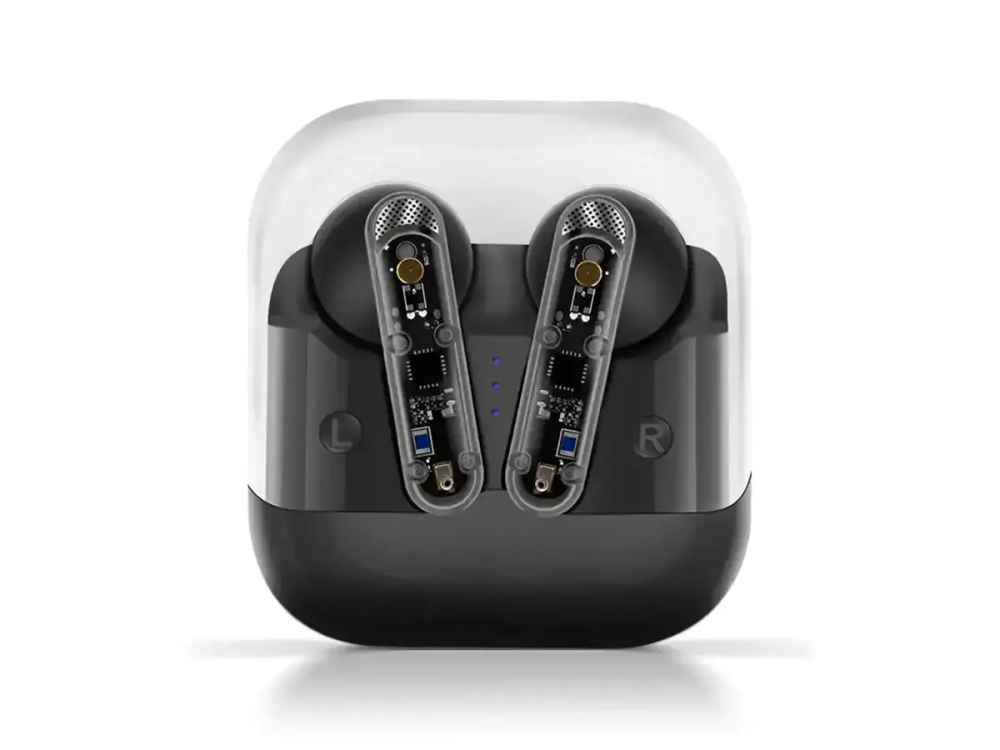 Бездротові навушники Bluetooth TWS AKZ-S26 Double з кейсом, IPX5, сенсорне управління, 6D звук Одеса - фото 12