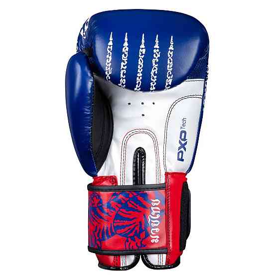 Боксерські рукавиці Phantom Muay Thai Blue 16 унцій (бинти в подарунок) Каменское