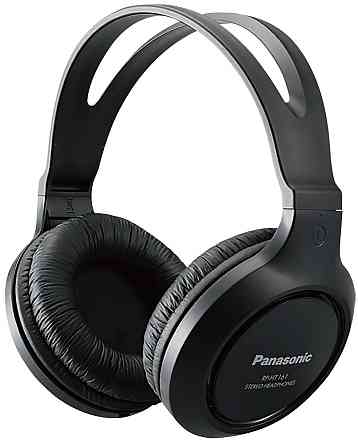 Дротові повнорозмірні навушники Panasonic RP-HT161E-K (Чорний) Вінниця