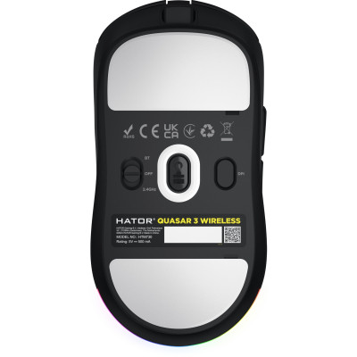 Мышка Hator Quasar 3 Wireless Black (HTM730) Винница - изображение 6