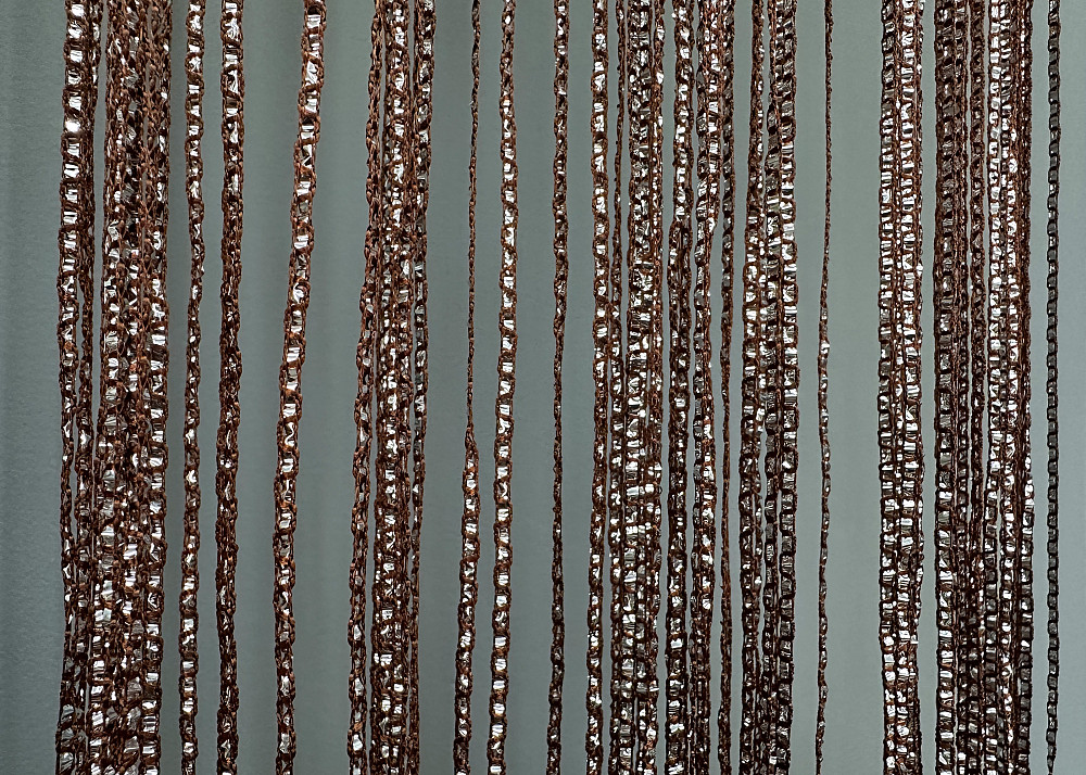 Шторы-нити Rovi Premium с люрексом Коричневый 300х300см 1 шт (61-115) Киев - изображение 7