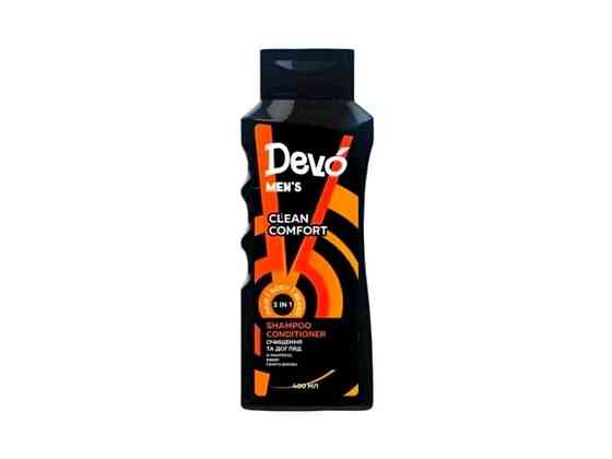 Шампунь-кондиціонер 400мл Clean comfort Mens ТМ DEVO Київ