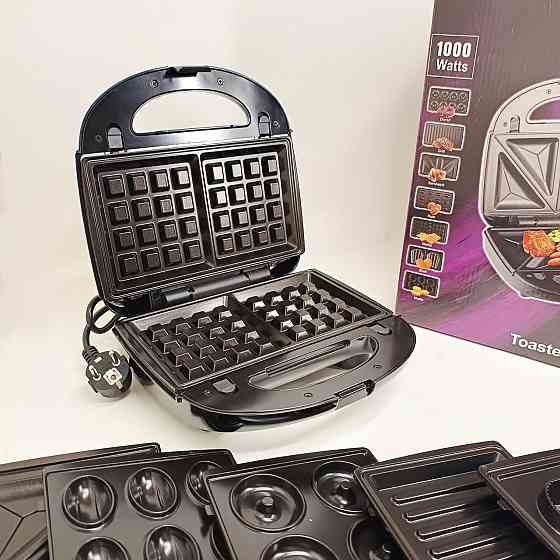 Гриль для приготовления пищи с прищемлением, Электро гриль вафельница орешница бутербродница WR-78 Львов