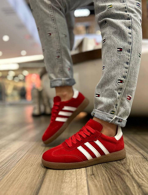 Кеди жіночі Notta bene червоні натуральна замша 36-41 (K-0424) Коломия - фото 2