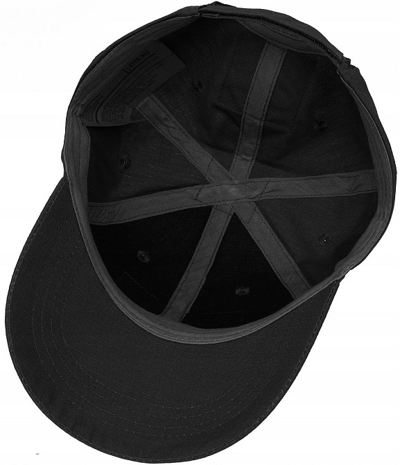 Тактична Бейсболка з 3 липучками Texar "Rip-Stop" (04-TAKT-HE-BLACK) Black Нововолинськ - фото 5