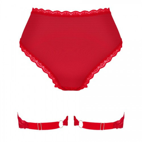 Трусики с поясом для чулок Obsessive Belovya M/L Sex Aura Киев - изображение 4