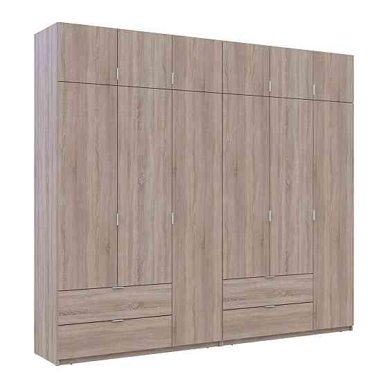 Шкаф для одежды Doros Лукас Дуб сонома 3+3 ДСП 270х50х240 DRS-011705 (42005115) Львов