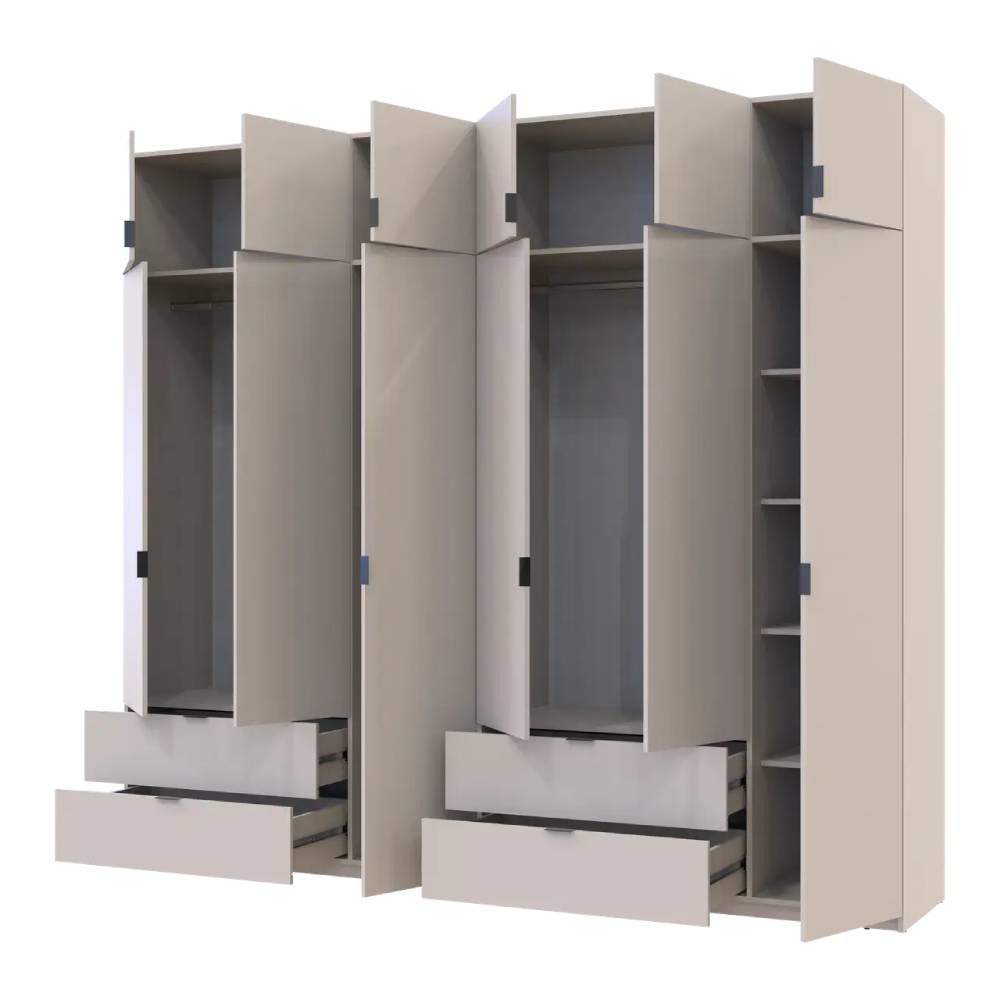 Шкаф для одежды Doros Лукас Кашемир 3+3 ДСП 270х50х240 DRS-011715 (42005116) Днепр - изображение 2