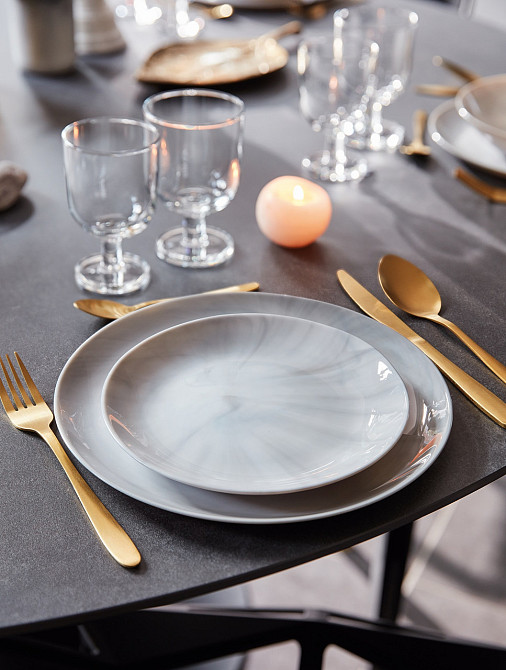 Тарілка десертна Luminarc Diwali Marble Granit 19 см (6582597) Київ - фото 2