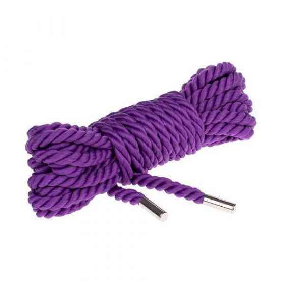 Мотузка для бондажу Premium Silky 5M, Purple Sex Aura Київ