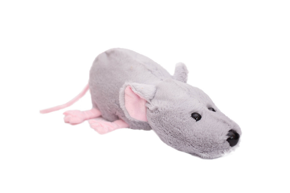 Мягкая игрушка Алина Крыса серая 28 см Киев - изображение 2