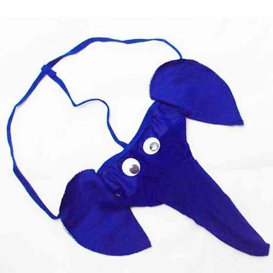 Чоловічі стрінги "Слоник" - Синій - M/L/XL Вінниця