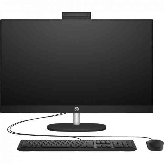 Комп'ютер персональний моноблок HP All-in-One 27" FHD IPS AG, Intel U7-155U, 16GB, F512GB, UMA, WiFi, кл+м, DOS, чорний Київ