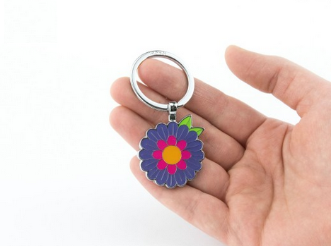 Брелок Troika Flora, фиолетовый Ровно