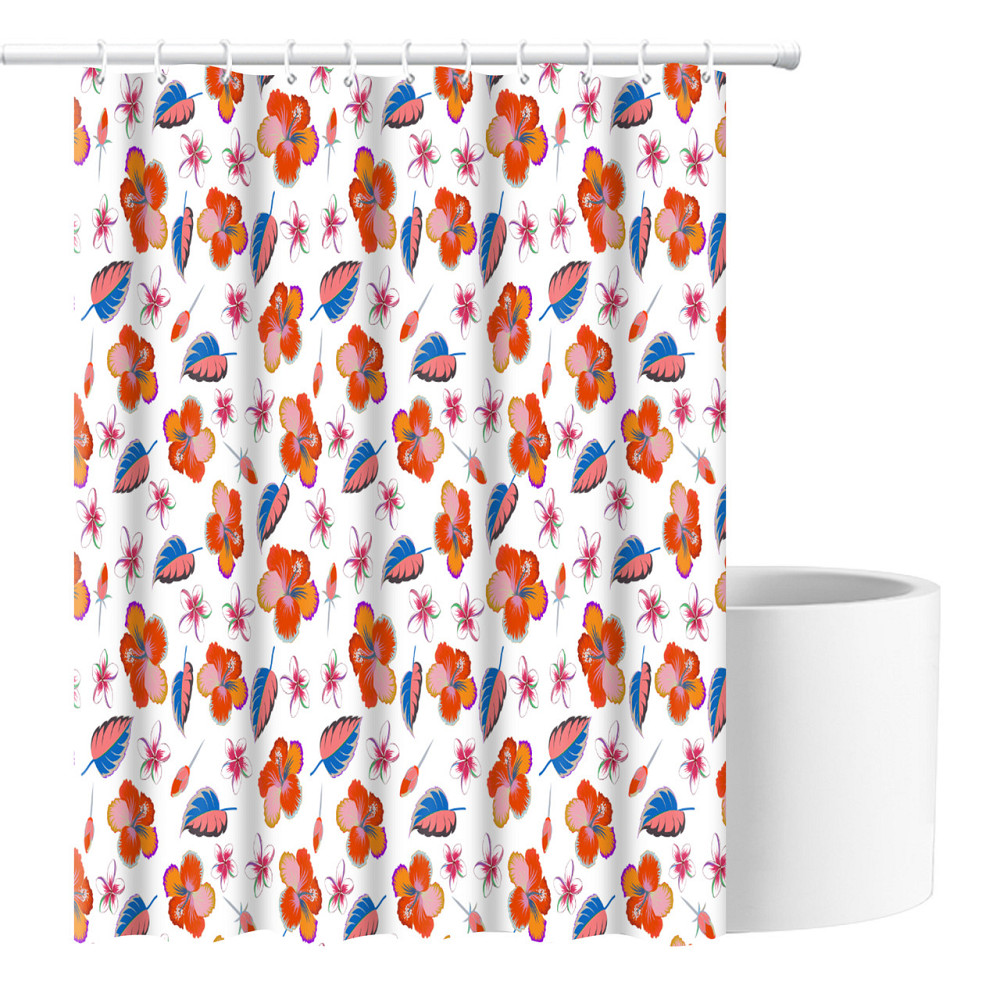 Шторка для ванны из полиэстера водонепроницаемая Bathlux 180x180 см с кольцами, занавеска для ванной комнаты Каменец-Подольский - изображение 2