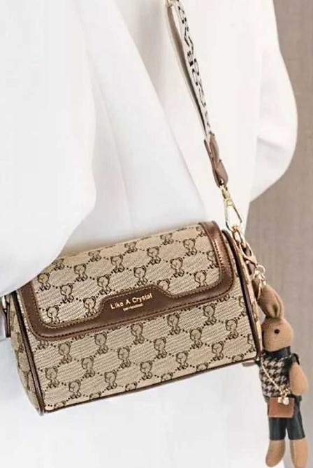 Женская сумка кросс-боди через плечо с брелоком. Харьков - изображение 5