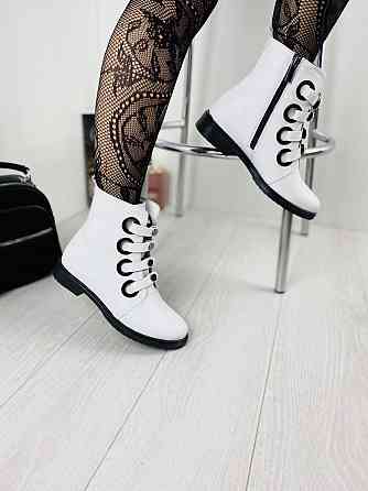 Mioli Жіночі черевики MIOLI білі натуральна шкіра висота 14см розмір 37р.38р.39р. (3148) Коломыя