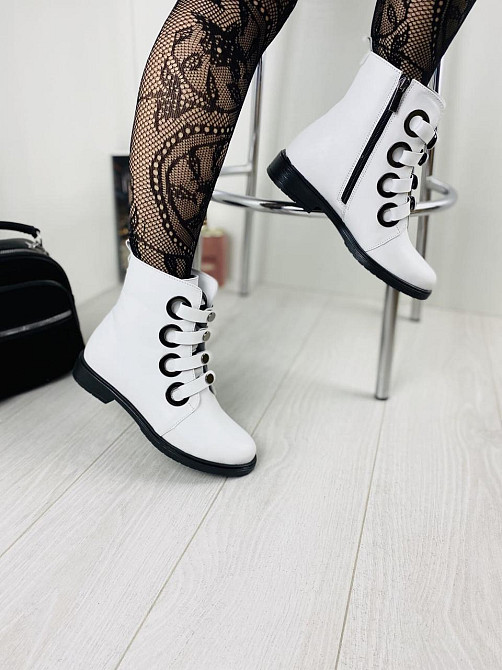 Mioli Жіночі черевики MIOLI білі натуральна шкіра висота 14см розмір 37р.38р.39р. (3148) Коломыя - изображение 6