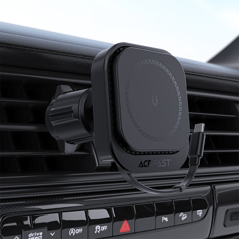 Автомобільне кріплення для смартфона D32 Magnetic wireless charging Acefast Винница - изображение 6