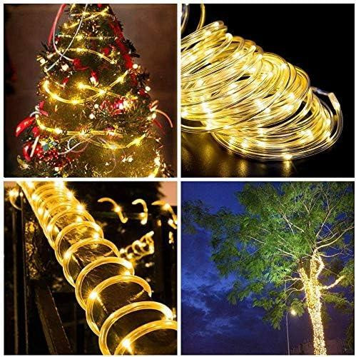 Світлодіодна гірлянда шланг LooHome 20 м, 200 LED, тепле світло, IP44, з пультом, для вулиці, свята Київ - фото 4