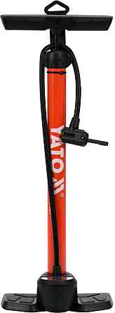 Насос ручний, поршневий YATO з манометром і макс. тиском P= 8 Bar, вужик- 65 см [3] Одеса