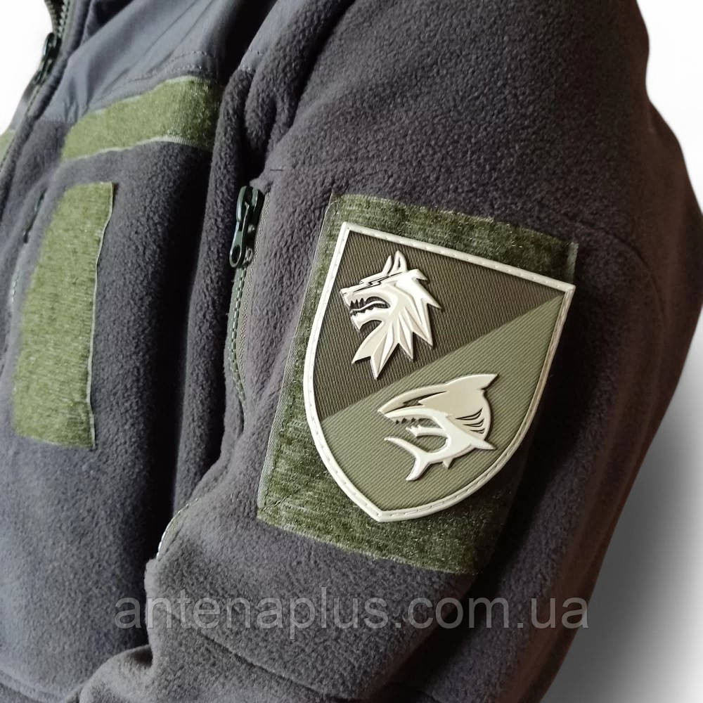 ВСУ 4 батальон береговой обороны 40 ОБрБО олива патч / шеврон Киев - изображение 2