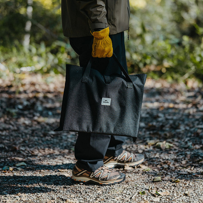 Стол складной Naturehike CNK2450JJ025 60х40 см алюминий Черный Винница - изображение 7