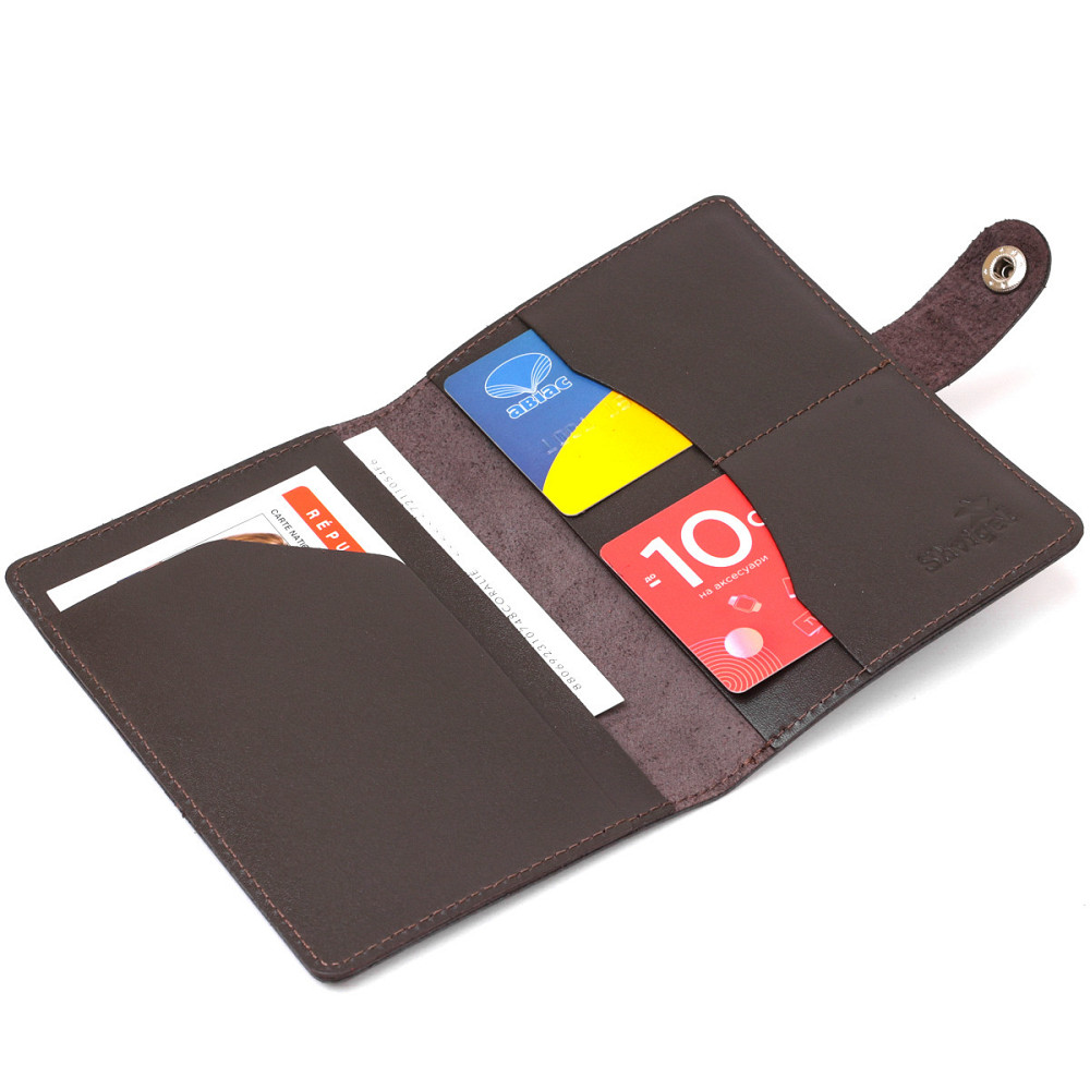 Чоловічий тревел-кейс із натуральної шкіри Shvigel 16525 Коричневий Київ - фото 6