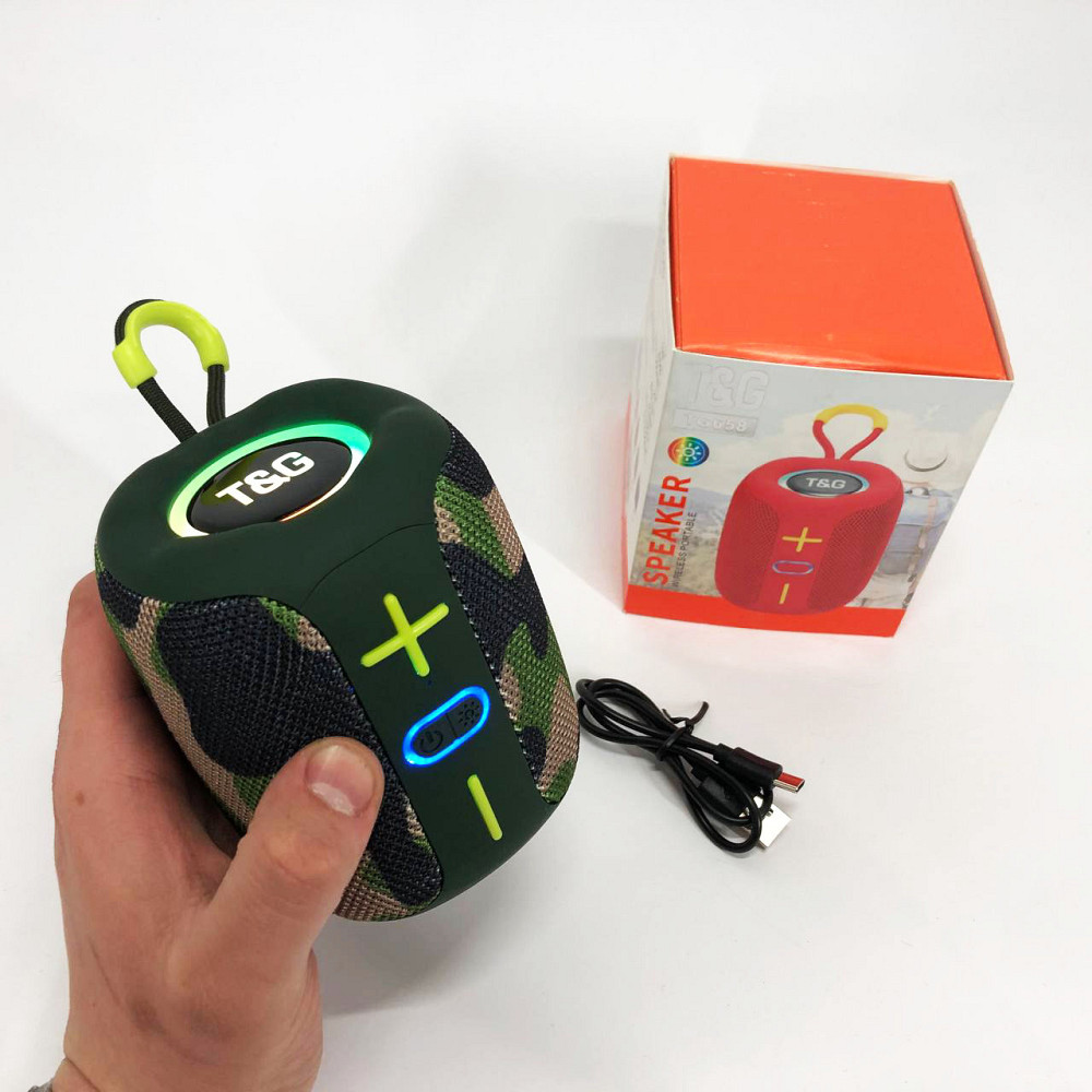 Колонка для любителей активного отдыха TG658, Колонка на аккумуляторе маленькая акамуляторна JE-48 Львов - изображение 20