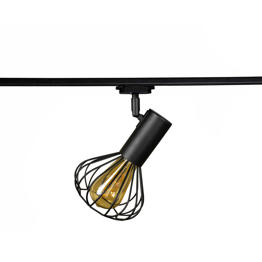 Світильник трековий Е27 Lotus NT 14151-1 BK Київ - фото 1
