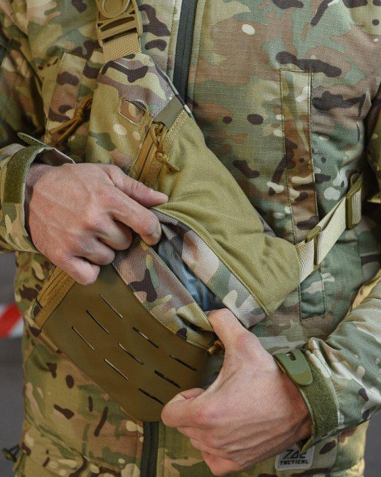 Нагрудная тактическая сумка под одежду  мультикам  ВТ4736 Одесса - изображение 4
