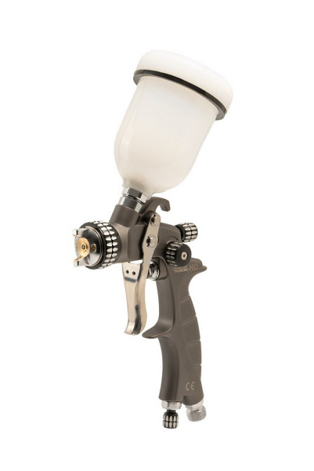 Фарбопульт пневматичний MASTERTOOL HVLP HQ MINI ВПЛБ 100 мл Ø 1,0 мм круглий/плоский факел 200 л/хв 1,5-3 бар 80-8980 Коломия - фото 1