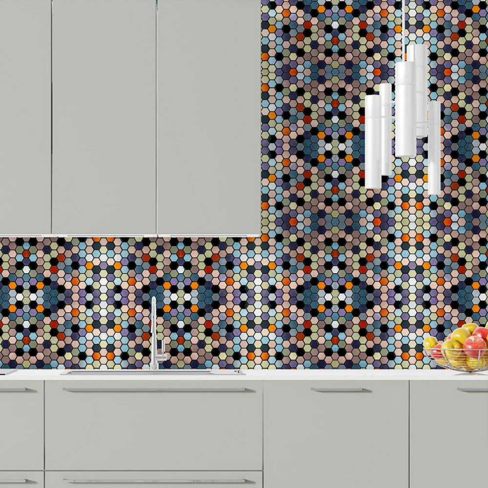 Самоклеюча алюмінієва плитка 300х300х3мм Кольорова SW-00001935 Київ - фото 7