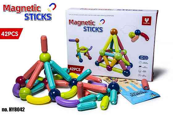 Магнітний конструктор MAGNETIC STICKS на 42 деталі Одеса
