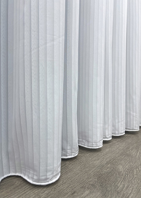 Тюль фактурний щільний жакард “Softline” колір білий 1966т Київ - фото 6
